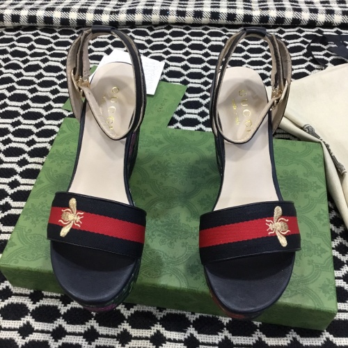 Replica Gucci Sandal For Women #1225435 $82.00 USD for Wholesale