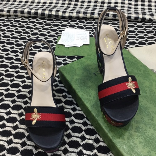 Replica Gucci Sandal For Women #1225435 $82.00 USD for Wholesale