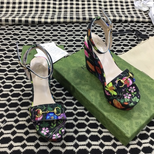 Replica Gucci Sandal For Women #1225436 $82.00 USD for Wholesale