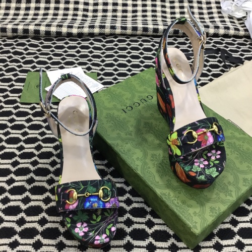 Replica Gucci Sandal For Women #1225436 $82.00 USD for Wholesale