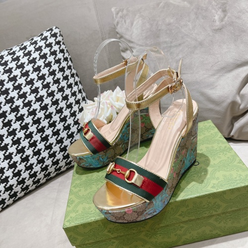 Replica Gucci Sandal For Women #1225439 $82.00 USD for Wholesale