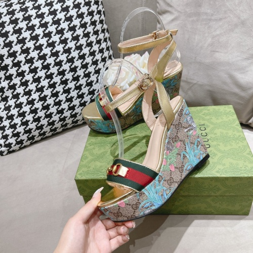 Replica Gucci Sandal For Women #1225439 $82.00 USD for Wholesale