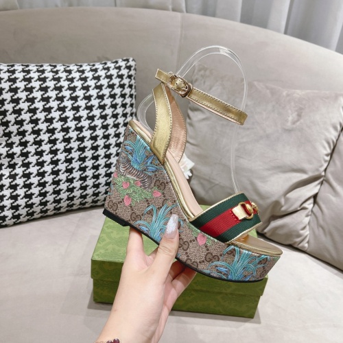 Replica Gucci Sandal For Women #1225439 $82.00 USD for Wholesale