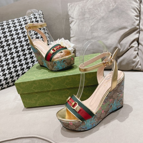 Replica Gucci Sandal For Women #1225439 $82.00 USD for Wholesale