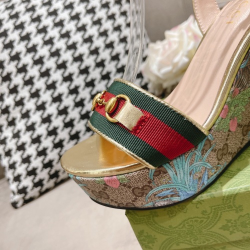 Replica Gucci Sandal For Women #1225439 $82.00 USD for Wholesale