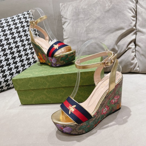 Replica Gucci Sandal For Women #1225440 $82.00 USD for Wholesale