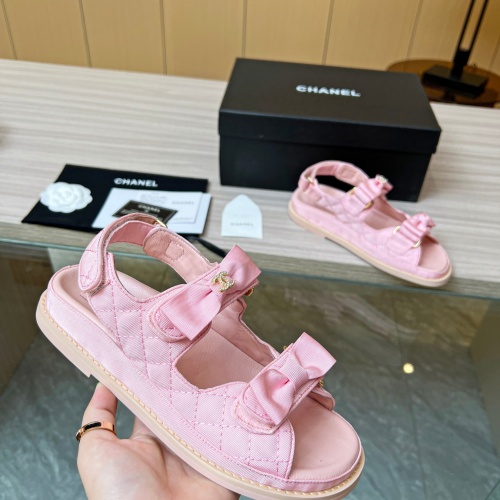 Replica Chanel Sandal For Women #1225456 $96.00 USD for Wholesale