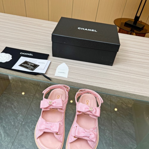 Replica Chanel Sandal For Women #1225456 $96.00 USD for Wholesale