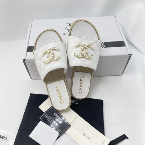 Chanel Slippers For Women #1225483 $85.00 USD, Wholesale Replica Chanel Slippers