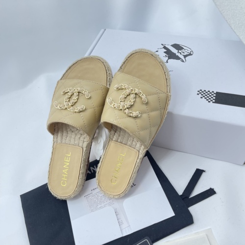 Chanel Slippers For Women #1225484 $85.00 USD, Wholesale Replica Chanel Slippers