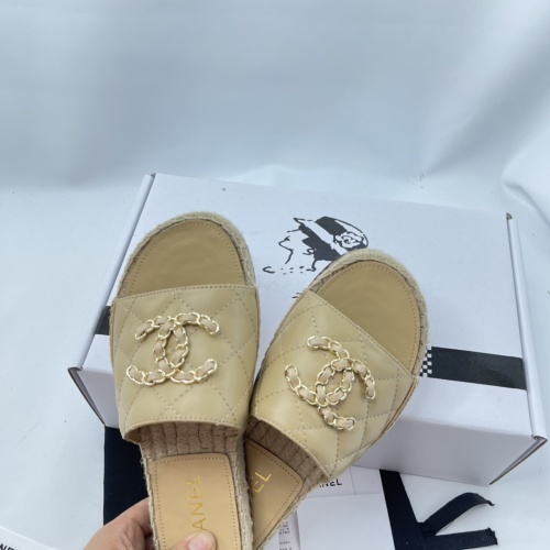 Replica Chanel Slippers For Women #1225484 $85.00 USD for Wholesale