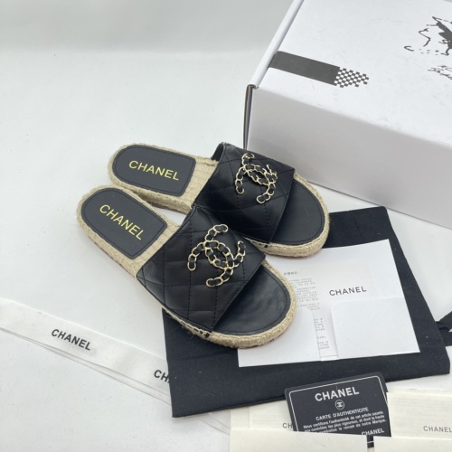 Replica Chanel Slippers For Women #1225485 $85.00 USD for Wholesale