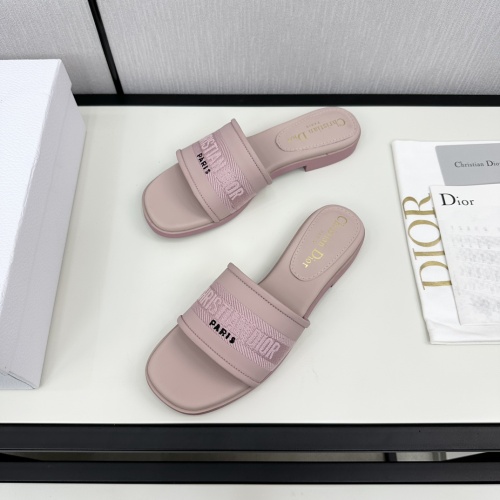 Replica Christian Dior Slippers For Women #1225487 $98.00 USD for Wholesale