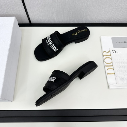 Replica Christian Dior Slippers For Women #1225488 $98.00 USD for Wholesale