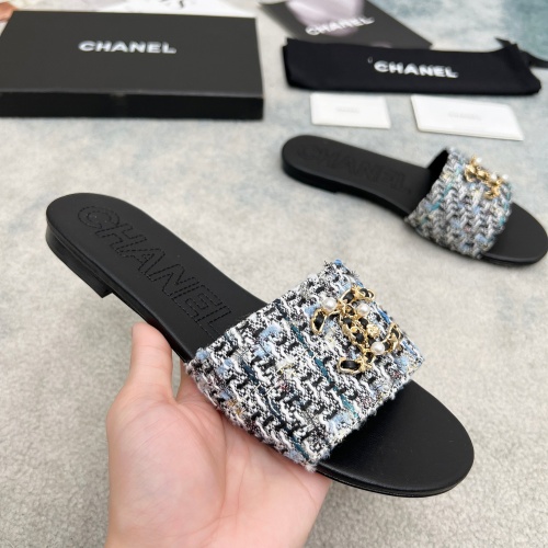 Replica Chanel Slippers For Women #1225493 $82.00 USD for Wholesale