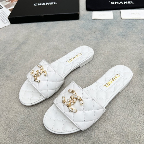 Chanel Slippers For Women #1225494 $82.00 USD, Wholesale Replica Chanel Slippers