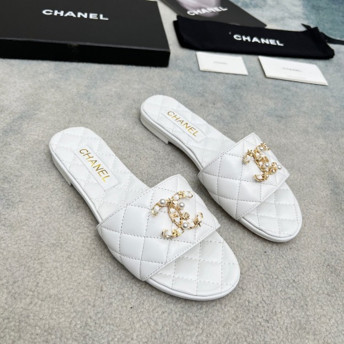 Replica Chanel Slippers For Women #1225494 $82.00 USD for Wholesale