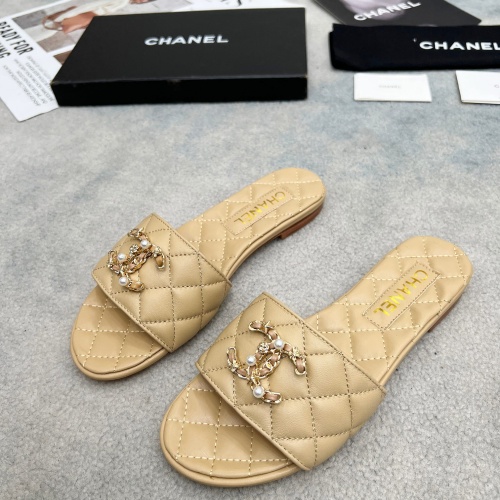 Chanel Slippers For Women #1225495 $82.00 USD, Wholesale Replica Chanel Slippers