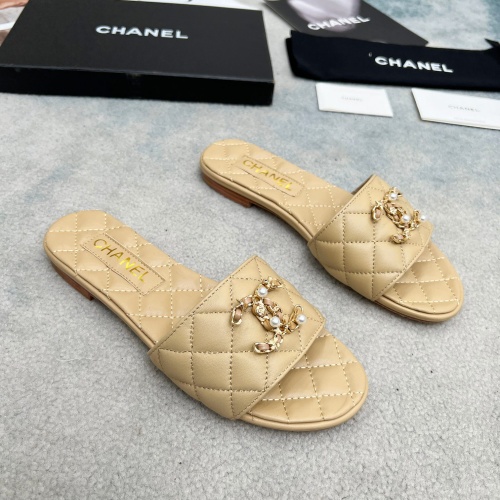 Replica Chanel Slippers For Women #1225495 $82.00 USD for Wholesale