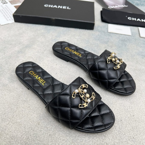 Replica Chanel Slippers For Women #1225496 $82.00 USD for Wholesale