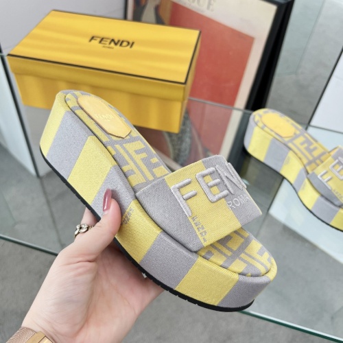 Fendi Slippers For Women #1225497 $85.00 USD, Wholesale Replica Fendi Slippers