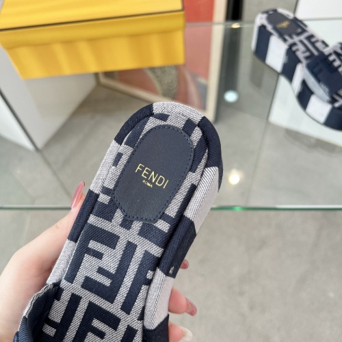 Replica Fendi Slippers For Women #1225501 $85.00 USD for Wholesale