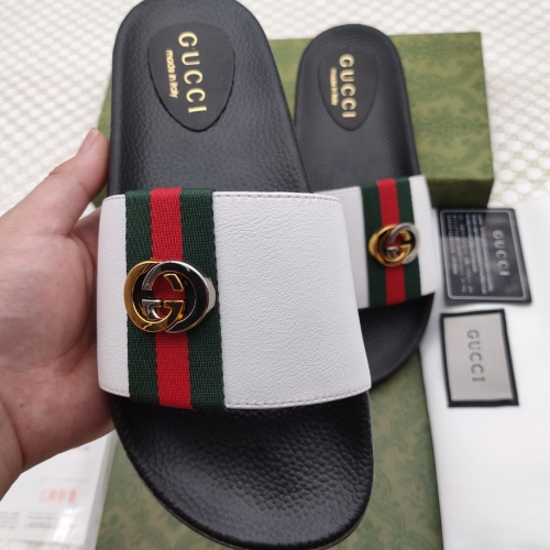 Replica Gucci Slippers For Women #1225504 $52.00 USD for Wholesale