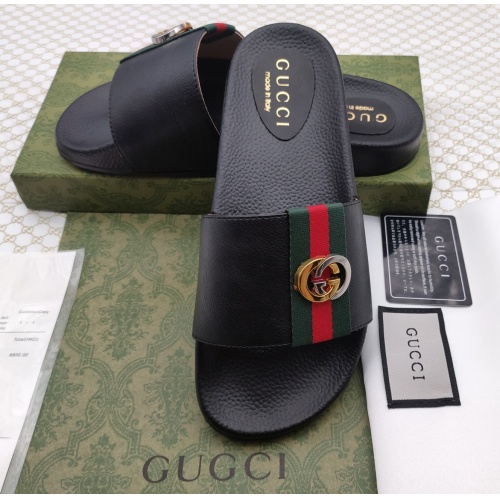 Replica Gucci Slippers For Women #1225510 $52.00 USD for Wholesale