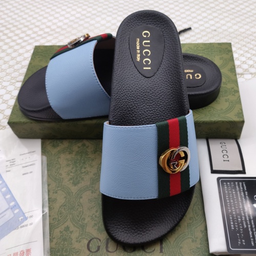 Replica Gucci Slippers For Women #1225512 $52.00 USD for Wholesale