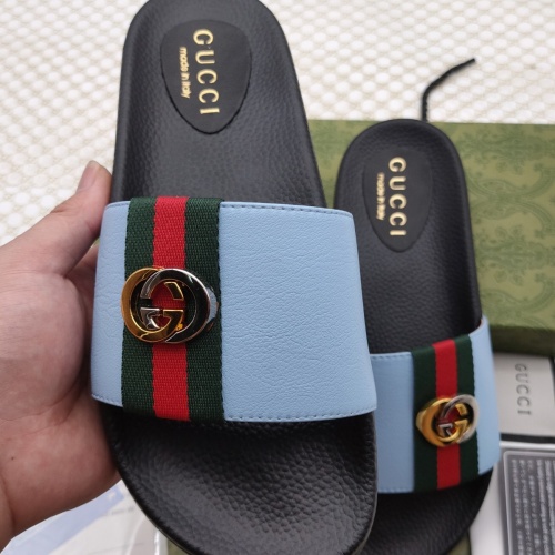 Replica Gucci Slippers For Women #1225512 $52.00 USD for Wholesale