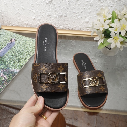 Replica Louis Vuitton Slippers For Women #1225520 $56.00 USD for Wholesale