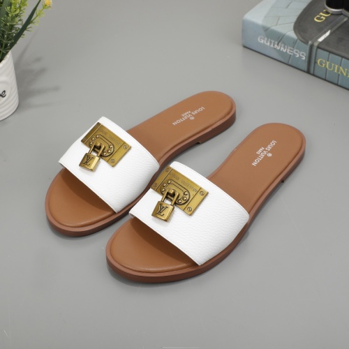 Louis Vuitton Slippers For Women #1225521 $56.00 USD, Wholesale Replica Louis Vuitton Slippers