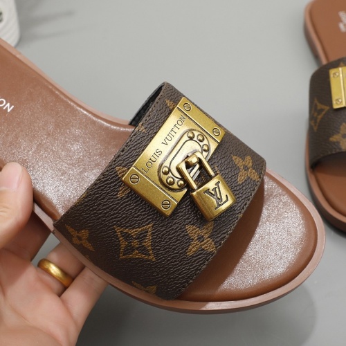 Replica Louis Vuitton Slippers For Women #1225525 $56.00 USD for Wholesale