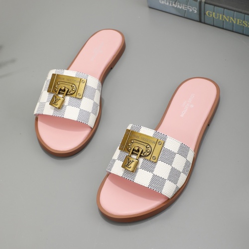 Louis Vuitton Slippers For Women #1225526 $56.00 USD, Wholesale Replica Louis Vuitton Slippers