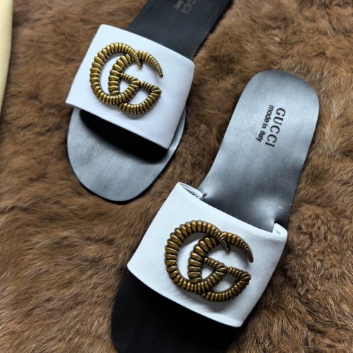 Replica Gucci Slippers For Women #1225536 $56.00 USD for Wholesale