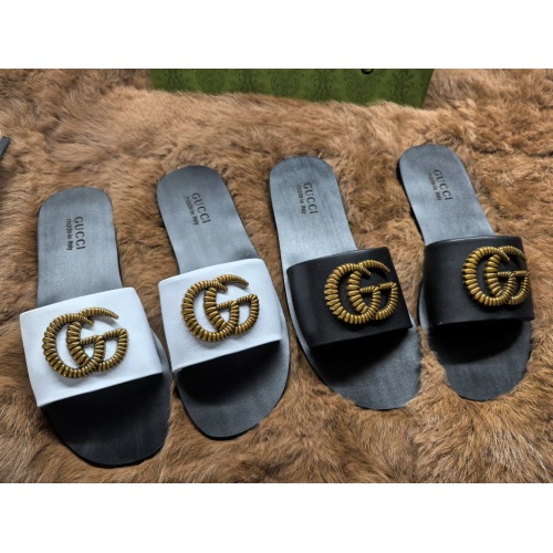 Replica Gucci Slippers For Women #1225536 $56.00 USD for Wholesale