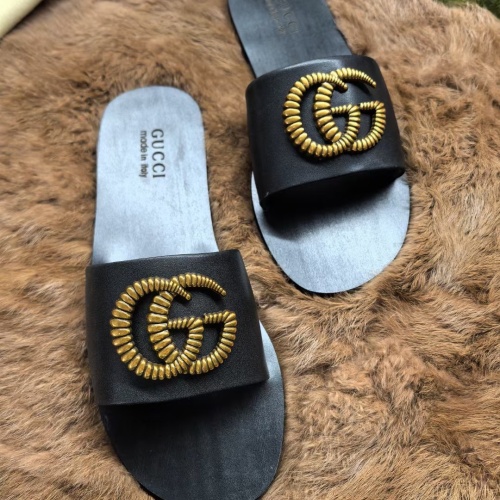 Replica Gucci Slippers For Women #1225537 $56.00 USD for Wholesale