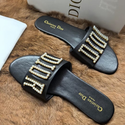 Replica Christian Dior Slippers For Women #1225540 $68.00 USD for Wholesale