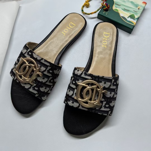 Christian Dior Slippers For Women #1225543 $68.00 USD, Wholesale Replica Christian Dior Slippers