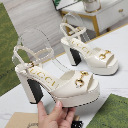 Replica Gucci Sandal For Women #1225550 $125.00 USD for Wholesale