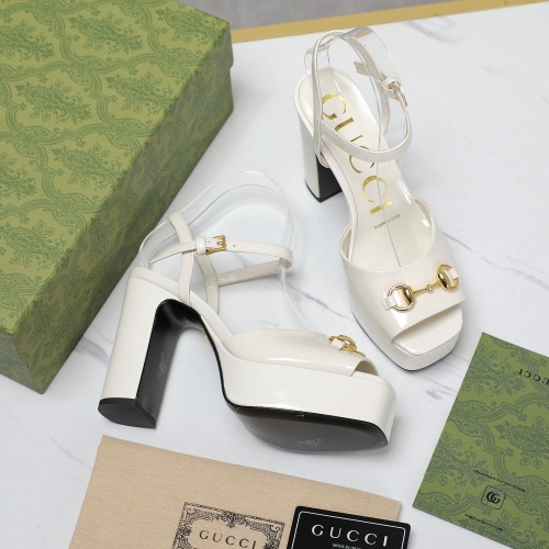 Replica Gucci Sandal For Women #1225550 $125.00 USD for Wholesale