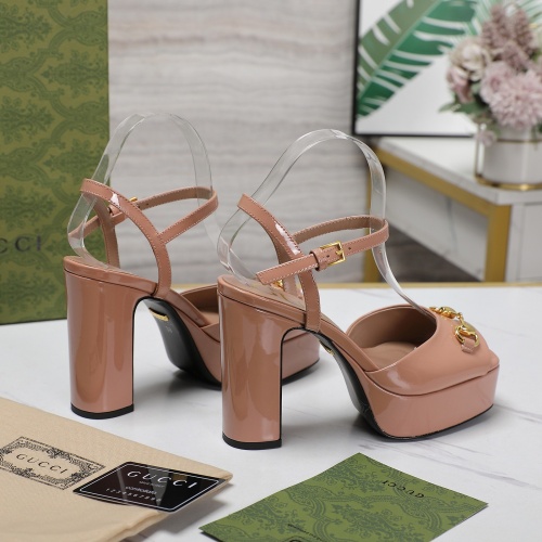 Replica Gucci Sandal For Women #1225551 $125.00 USD for Wholesale