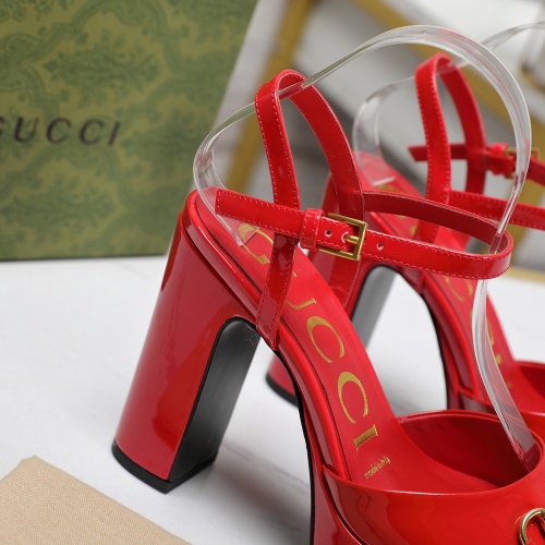 Replica Gucci Sandal For Women #1225552 $125.00 USD for Wholesale