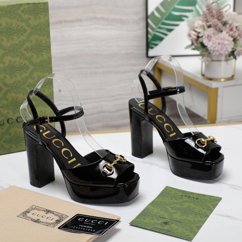 Replica Gucci Sandal For Women #1225553 $125.00 USD for Wholesale