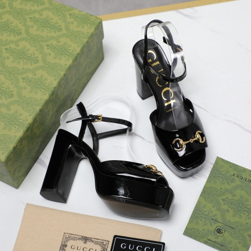 Replica Gucci Sandal For Women #1225553 $125.00 USD for Wholesale