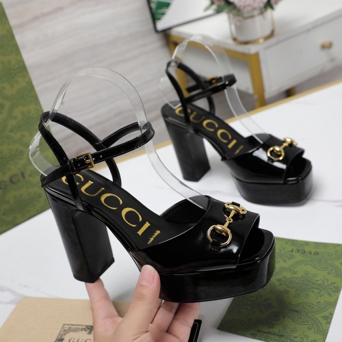 Replica Gucci Sandal For Women #1225553 $125.00 USD for Wholesale