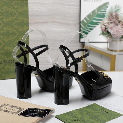 Replica Gucci Sandal For Women #1225553 $125.00 USD for Wholesale