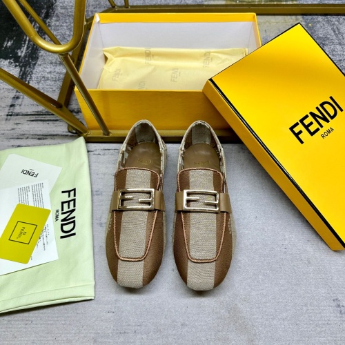 Replica Fendi Casual Shoes For Women #1225564 $82.00 USD for Wholesale