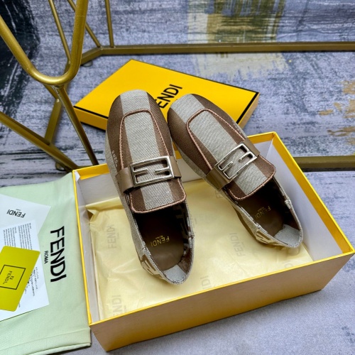 Replica Fendi Casual Shoes For Women #1225564 $82.00 USD for Wholesale