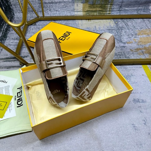 Replica Fendi Casual Shoes For Women #1225564 $82.00 USD for Wholesale